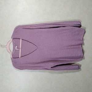 02517 Urban Outfitters mauve v-neck long sleeve sweater M